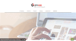 Desktop Screenshot of proapp.si